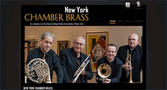 Desktop Screenshot of newyorkchamberbrass.com