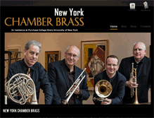 Tablet Screenshot of newyorkchamberbrass.com